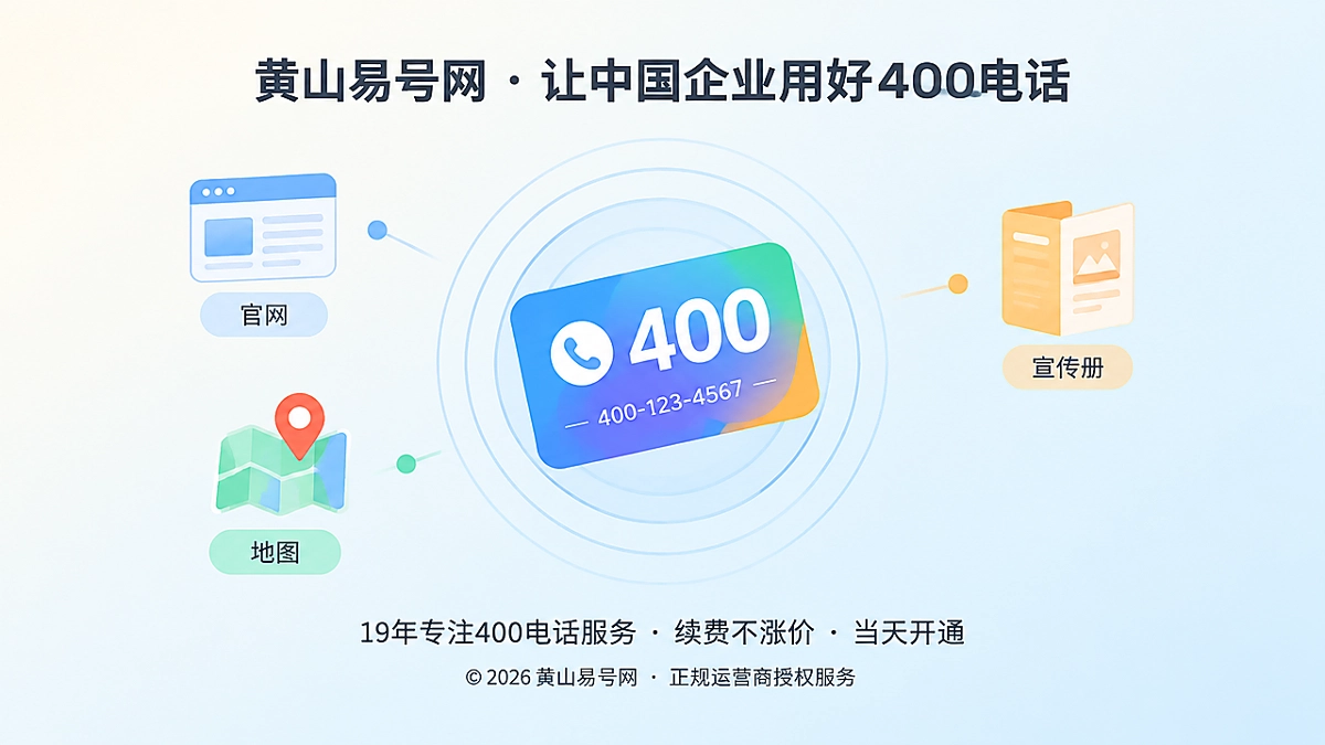 2026年400电话选号指南：让号码可记忆可核验可长期引用